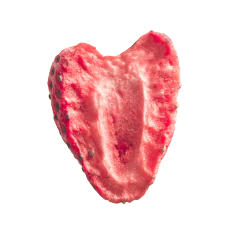 Frutilla liofilizada
